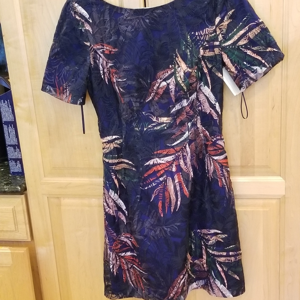 Mark & James Badgley Mischka Floral Lace Dress 8